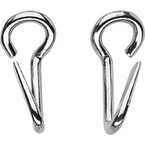 Curb chain hooks - Stainless steel