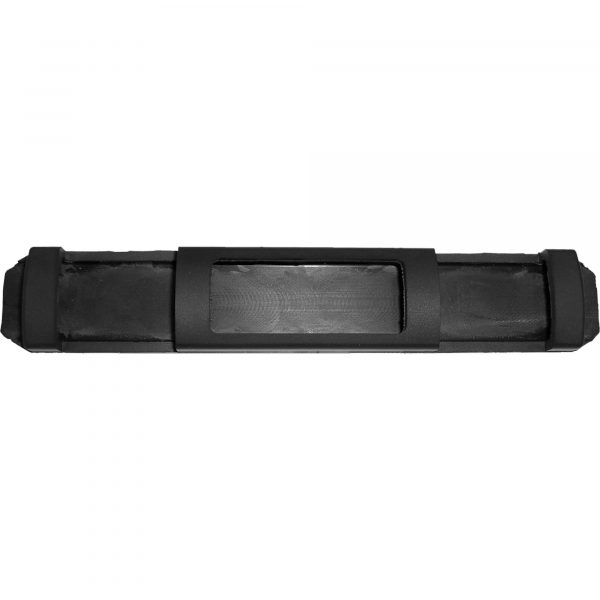 Curb chain guard, optimum fit - Rubber black