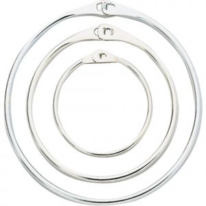 Display ring Ø 120 mm - Steel nickel plated