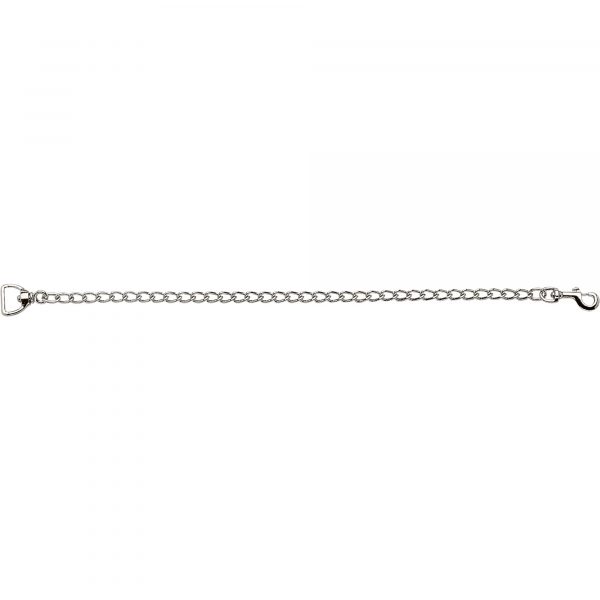 Lead chain - Steel nickel plated,  length 75 cm