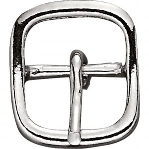 Buckle for spur straps - German Silver, 14 mm clear width