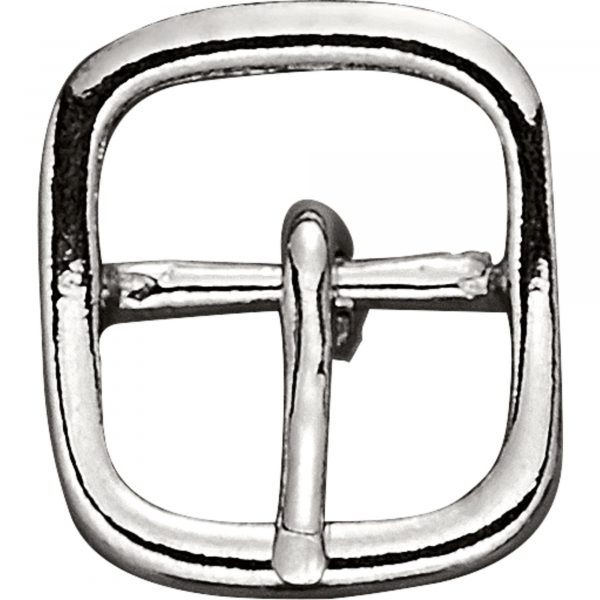Buckle for spur straps - German Silver, 14 mm clear width