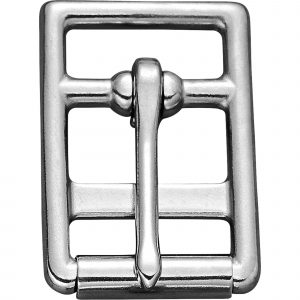 Double girth buckle - Stainless steel, 29 mm clear width