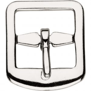 Stirrup leather buckle - Steel nickel plated, 29 mm clear width
