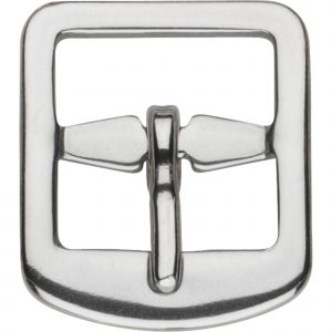 Stirrup leather buckle - Stainless steel, 29 mm clear width