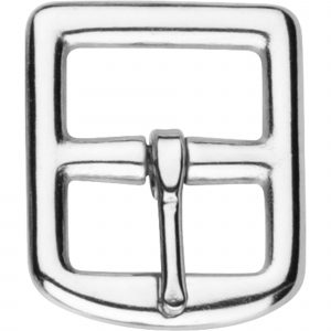 Stirrup leather buckle - Stainless steel, 23 mm clear width