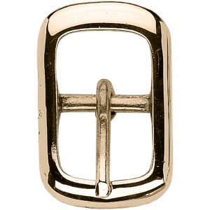 Buckle - brass polished, 29 mm clear width