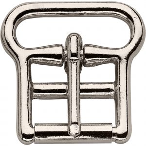 Buckle with 1 mm roller - German Silver, 28 mm clear width