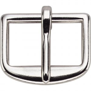 Bridle buckle - German Silver, 23 mm clear width
