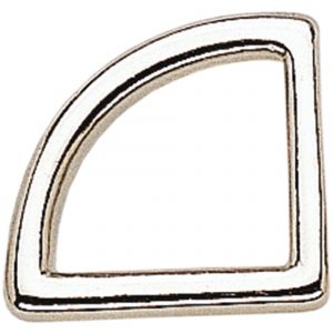Noseband ring - German Silver, 23 mm clear width