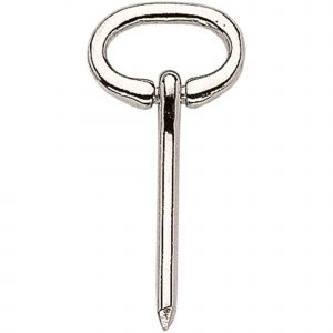 Fall down staple - German Silver, 21 mm clear width