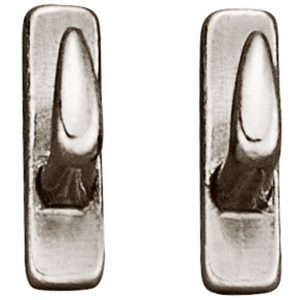 Hook stud - German Silver,  measures 5 x 18 mm