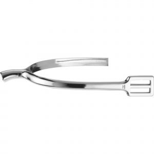 Spurs for ladies - Neverrust chrome plated, 20 mm flat