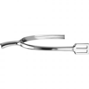 Spurs for men - Neverrust chrome plated, 30 mm flat