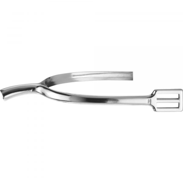 Spurs for men - Neverrust chrome plated, 30 mm flat