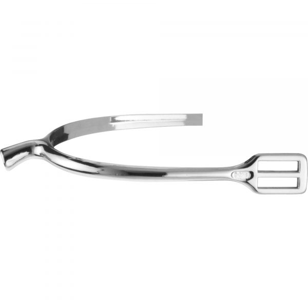 Pony spurs - Neverrust chrome plated, 15 mm flat
