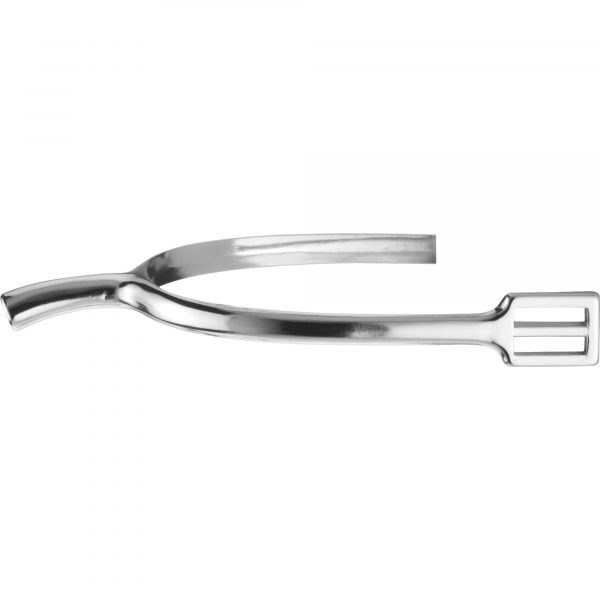 Spurs for ladies - Neverrust chrome plated, 30 mm flat