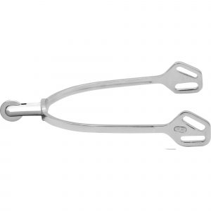 ULTRA fit SLIMLINE spurs with Balkenhol fastening - Stainless steel, 25 mm rounded with little round rowel