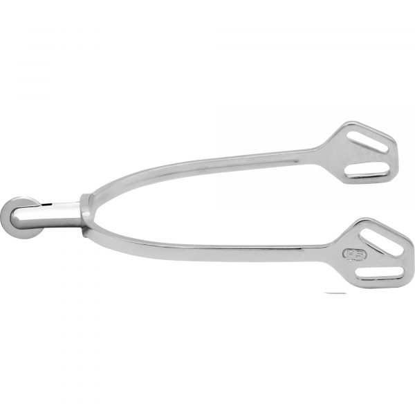 ULTRA fit SLIMLINE spurs with Balkenhol fastening - Stainless steel, 25 mm rounded with little round rowel