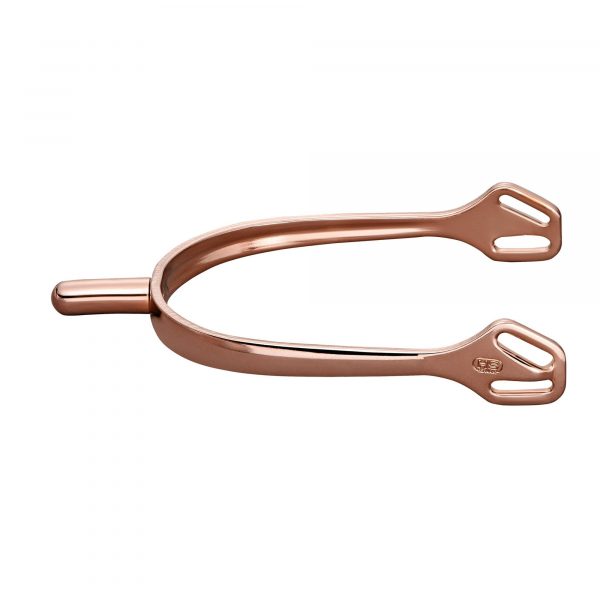 ULTRA fit spurs with Balkenhol fastening - Stainless steel "Bronze", 25 mm rounded