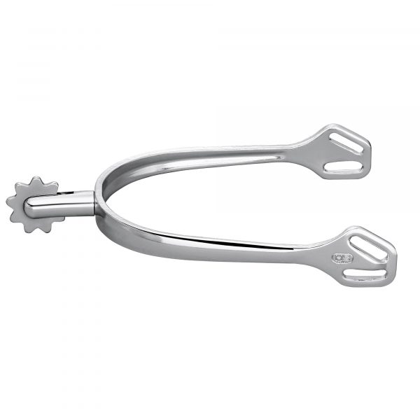 ULTRA fit spurs with Balkenhol fastening - Stainless steel, 30 mm rounded