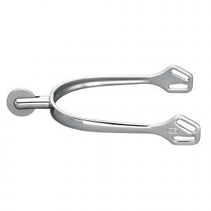 ULTRA fit spurs with Balkenhol fastening - Stainless steel, 30 mm rounded