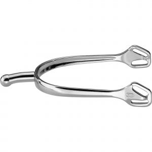 ULTRA fit spurs with Balkenhol fastening - Stainless steel, 30 mm rounded