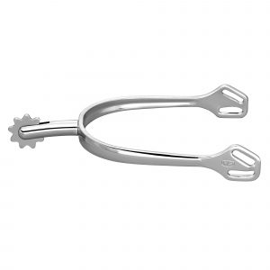 ULTRA fit spurs with Balkenhol fastening - Stainless steel, 40 mm rounded