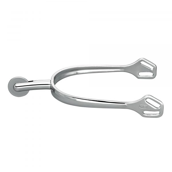 ULTRA fit spurs with Balkenhol fastening - Stainless steel, 40 mm rounded