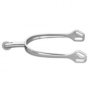 ULTRA fit spurs with Balkenhol fastening - Stainless steel, 40 mm rounded