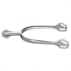 ULTRA fit spurs with Balkenhol fastening - Stainless steel, 40 mm flat