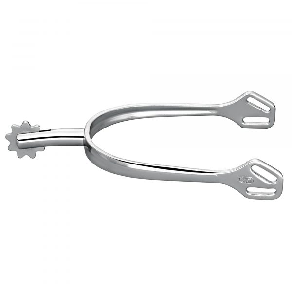 ULTRA fit spurs with Balkenhol fastening - Stainless steel, 40 mm flat