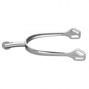 ULTRA fit spurs with Balkenhol fastening - Stainless steel, 40 mm flat