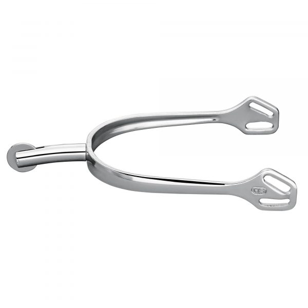 ULTRA fit spurs with Balkenhol fastening - Stainless steel, 40 mm flat