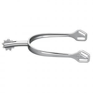 ULTRA fit spurs with Balkenhol fastening - Stainless steel, 45 mm flat