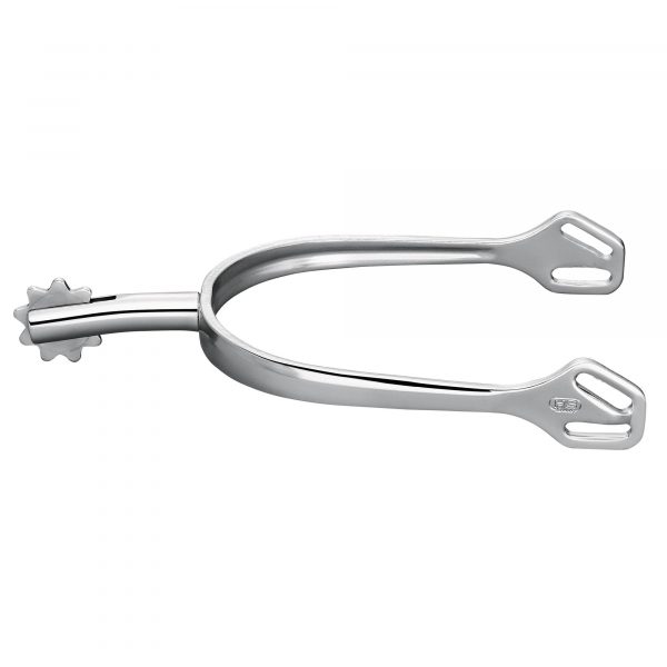 ULTRA fit spurs with Balkenhol fastening - Stainless steel, 45 mm flat