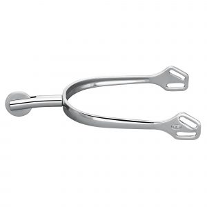ULTRA fit spurs with Balkenhol fastening - Stainless steel, 45 mm flat
