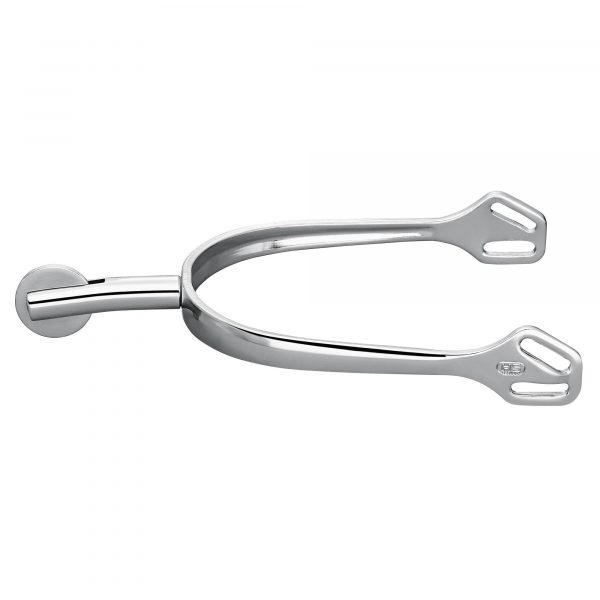 ULTRA fit spurs with Balkenhol fastening - Stainless steel, 45 mm flat