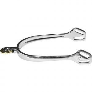 ULTRA fit spurs with Balkenhol fastening - Stainless steel, 25 mm rounded