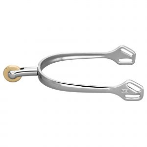 ULTRA fit spurs with Balkenhol fastening - Stainless steel, 35 mm rounded