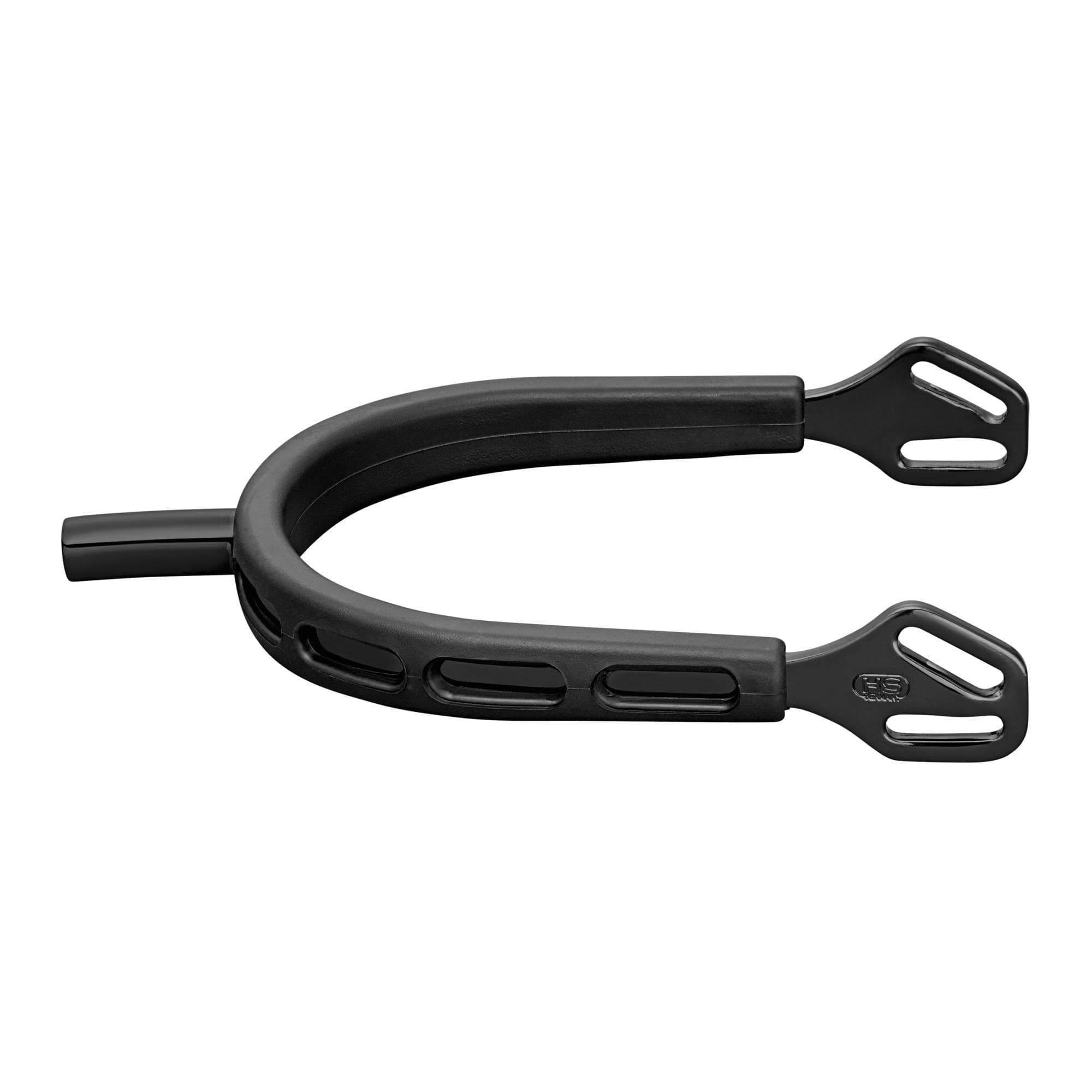 ULTRA fit EXTRA GRIP spurs "Black Series" with Balkenhol fastening - Stainless steel anthracite, 25 mm flat