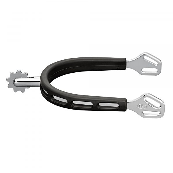 ULTRA fit EXTRA GRIP spurs with Balkenhol fastening - Stainless steel, 30 mm rounded