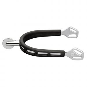 ULTRA fit EXTRA GRIP spurs with Balkenhol fastening - Stainless steel, 30 mm rounded