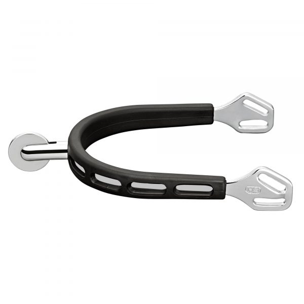 ULTRA fit EXTRA GRIP spurs with Balkenhol fastening - Stainless steel, 30 mm rounded