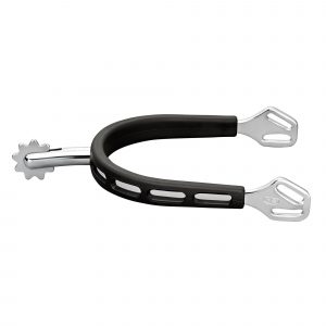 ULTRA fit EXTRA GRIP spurs with Balkenhol fastening - Stainless steel, 40 mm rounded