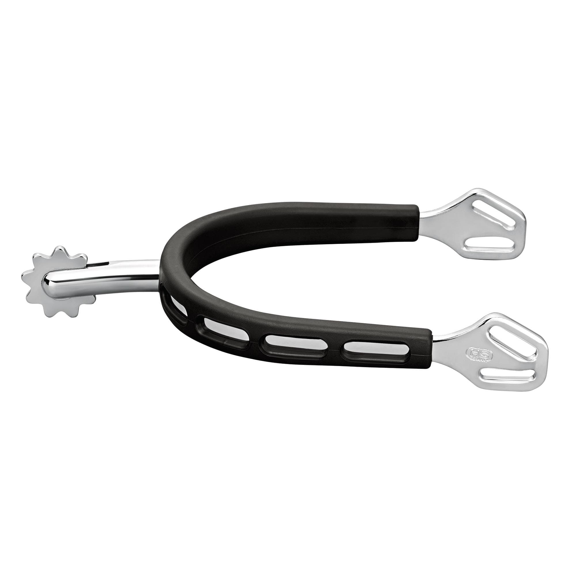 ULTRA fit EXTRA GRIP spurs with Balkenhol fastening - Stainless steel, 40 mm rounded