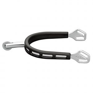 ULTRA fit EXTRA GRIP spurs with Balkenhol fastening - Stainless steel, 40 mm rounded