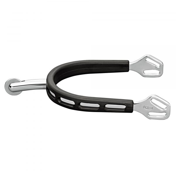 ULTRA fit EXTRA GRIP spurs with Balkenhol fastening - Stainless steel, 40 mm rounded