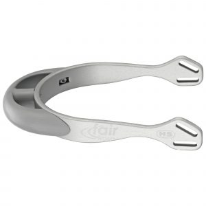fairRider spurs - aluminium silver, neck 20mm silver thick rounded