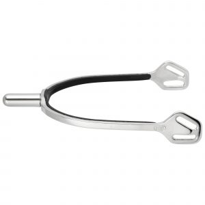 BootProtect spurs with Balkenhol fastening - Stainless steel, 25 mm rounded